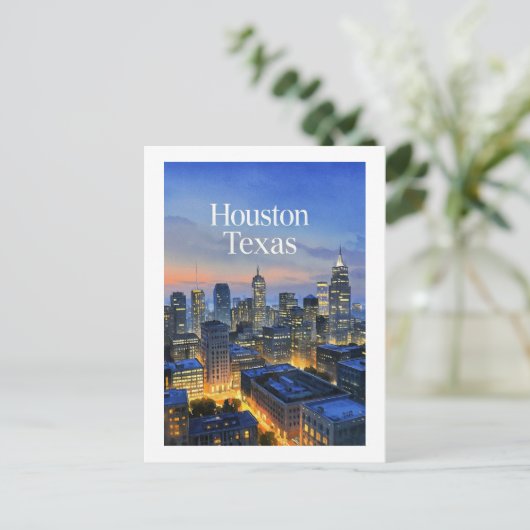 Carte postale Houston Texas (Debout devant)
