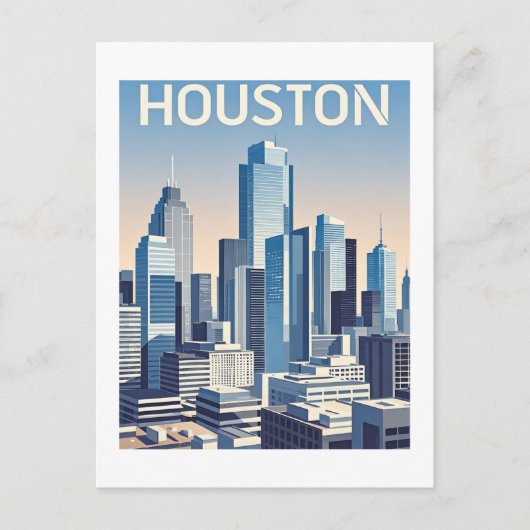 Carte postale Houston Texas (Devant)