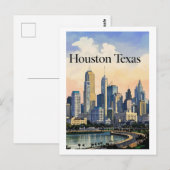 Carte postale Houston Texas (Devant / Derrière)