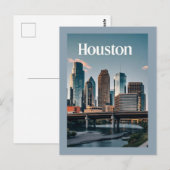 Carte postale Houston Texas (Devant / Derrière)