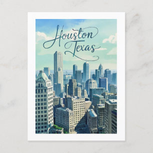 Carte postale Houston Texas