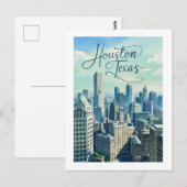 Carte postale Houston Texas (Devant / Derrière)