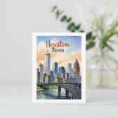 Carte postale Houston Texas (Debout devant)