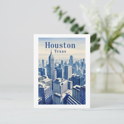 Carte postale Houston Texas (Debout devant)