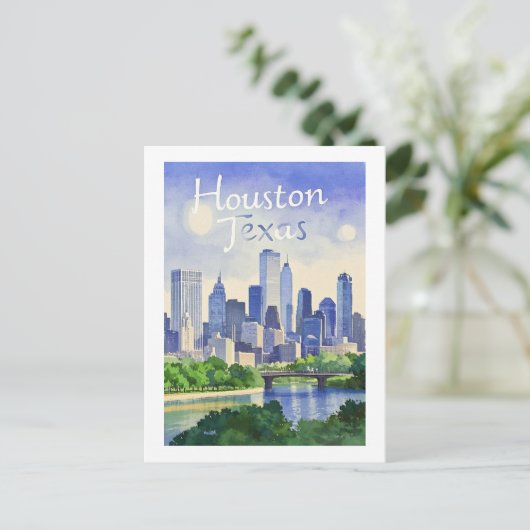 Carte postale Houston Texas (Debout devant)