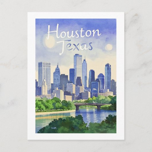 Carte postale Houston Texas (Devant)