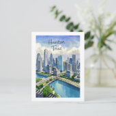 Carte postale Houston Texas (Debout devant)