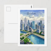 Carte postale Houston Texas (Devant / Derrière)