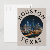 Carte postale Houston Texas (Devant / Derrière)