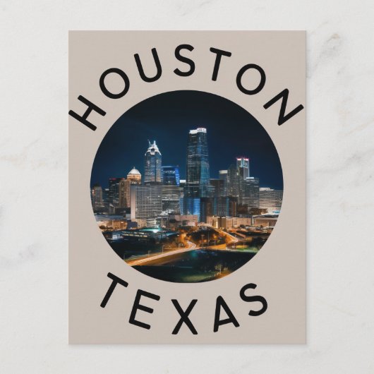 Carte postale Houston Texas (Devant)