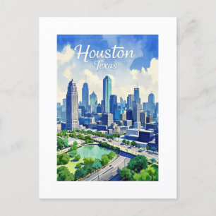 Carte postale Houston Texas