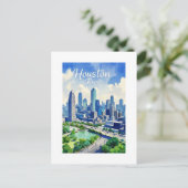 Carte postale Houston Texas (Debout devant)
