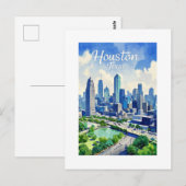 Carte postale Houston Texas (Devant / Derrière)
