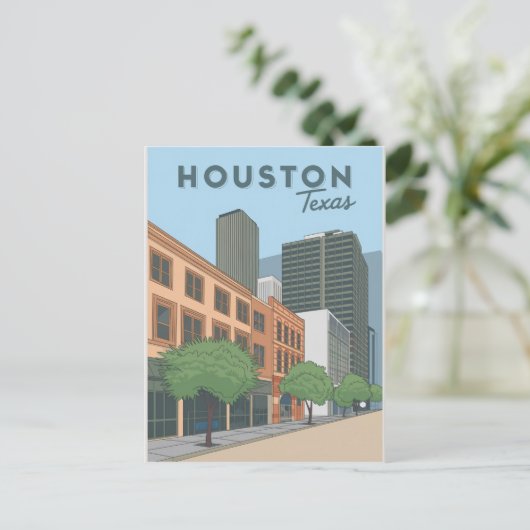 Carte postale Houston Texas (Debout devant)