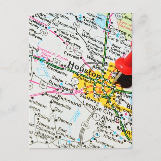 Carte Postale Houston, Texas (Devant)