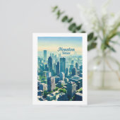 Carte postale Houston Texas (Debout devant)