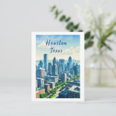Carte postale Houston Texas (Debout devant)