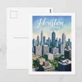 Carte postale Houston Texas (Devant / Derrière)