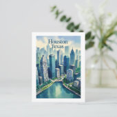 Carte postale Houston Texas (Debout devant)