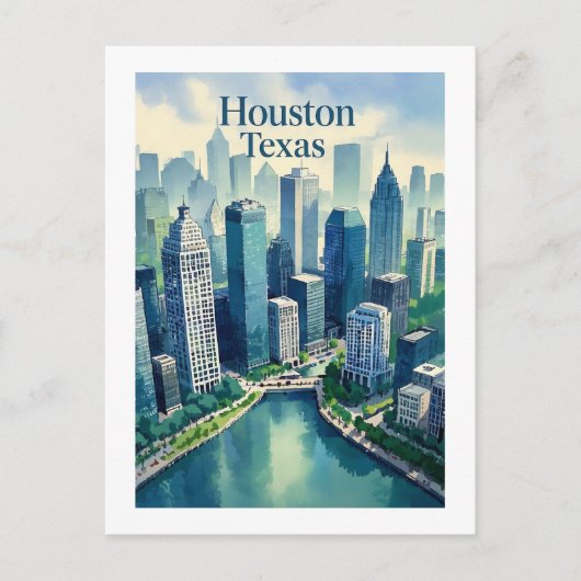 Carte postale Houston Texas (Devant)
