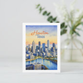 Carte postale Houston Texas (Debout devant)