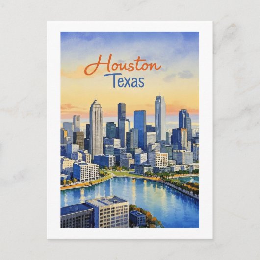 Carte postale Houston Texas (Devant)