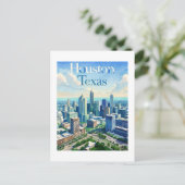 Carte postale Houston Texas (Debout devant)