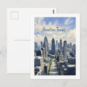Carte postale Houston Texas (Devant / Derrière)