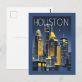 Carte postale Houston Texas (Devant / Derrière)