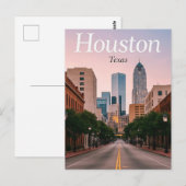 Carte postale Houston Texas (Devant / Derrière)