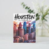 Carte postale Houston Texas (Debout devant)