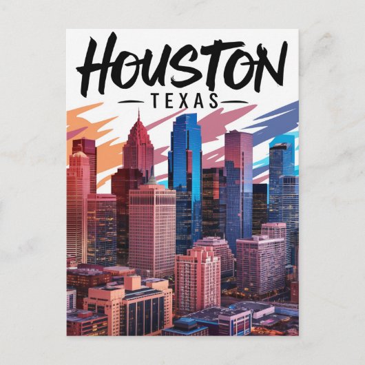 Carte postale Houston Texas (Devant)