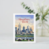 Carte postale Houston Texas (Debout devant)