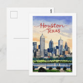 Carte postale Houston Texas (Devant / Derrière)