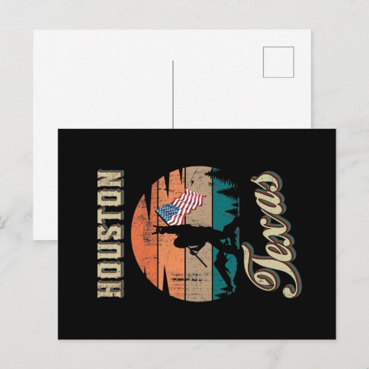 Carte Postale Houston Texas (Devant / Derrière)