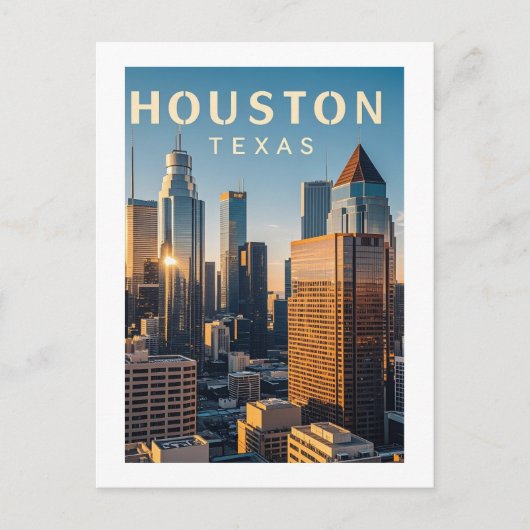 Carte postale Houston Texas (Devant)