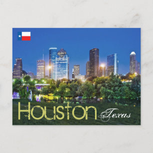 Carte Postale Houston, Texas, États-Unis