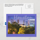 Carte Postale Houston, Texas, États-Unis (Devant / Derrière)