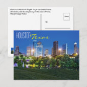Carte Postale Houston, Texas, États-Unis (Devant / Derrière)