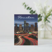 Carte postale Houston Texas Night (Debout devant)