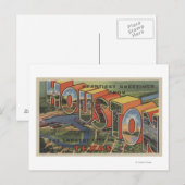 Carte Postale Houston, Texas - Scènes de grandes lettres 2 (Devant / Derrière)