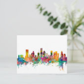 Carte Postale Houston Texas Skyline (Debout devant)