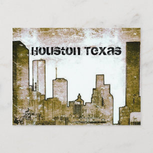 Carte Postale Houston Texas Skyline (Carte postale)