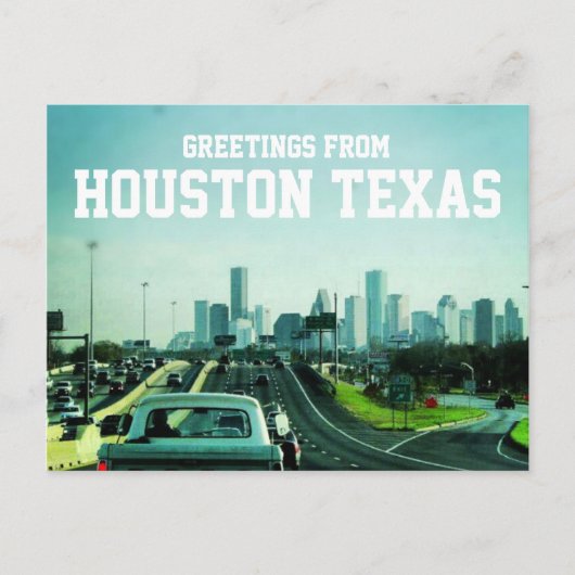 Carte Postale Houston Texas Skyline (Carte postale) (Devant)