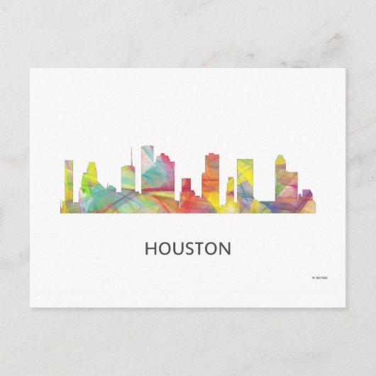 CARTE POSTALE HOUSTON TEXAS SKYLINE WB1 - (Devant)