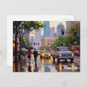 Carte Postale Houston Texas Travel (Devant / Derrière)