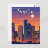 Carte Postale Houston Texas Travel (Devant / Derrière)