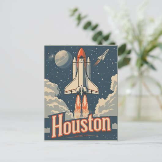 Carte Postale Houston, Texas Vintage (Debout devant)