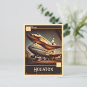Carte Postale Houston, Texas | VINTAGE (Debout devant)