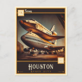 Carte Postale Houston, Texas | VINTAGE (Devant)